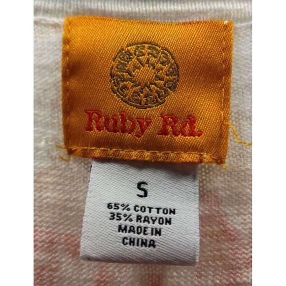 Ruby Road Open Front Long Kimono Cardigan Multicolor Southwestern Size Small - Picture 8 of 10